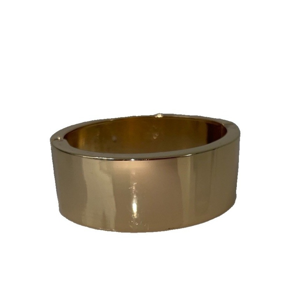 is a Zara high-polish wide articulated metal Clamper bracelet